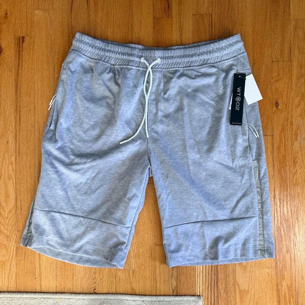 WT02 Tech Fleece Shorts 3XL NWT Gray Big & Tall Athletic Streetwear Oversized